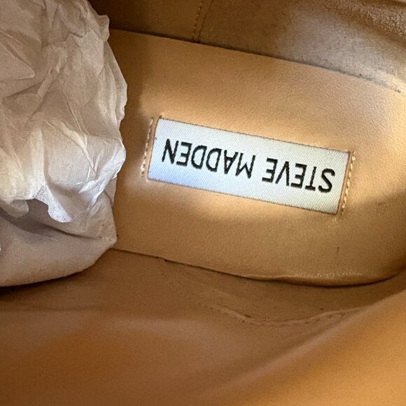 Steve Madden Jones Black Leather Boots - Picture 6 of 6